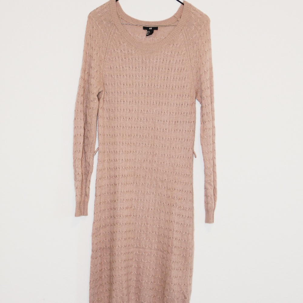 H&M long sleeve sweater dress